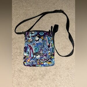 Vera Bradley Disney Crossbody in Blue and Purple